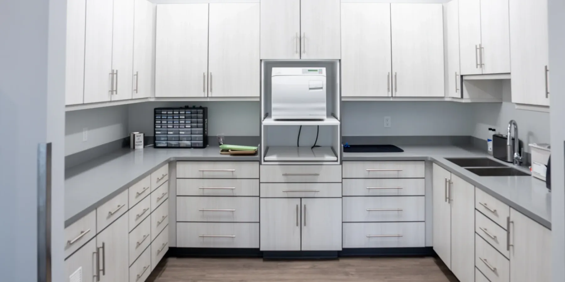 Sterilization and instrument prep room at the Mountain View office | Complete Smiles-Cottonwood Heights-Mountain View-Redwood-Utah